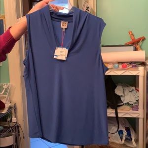 Blue tank top Anne klein shirt